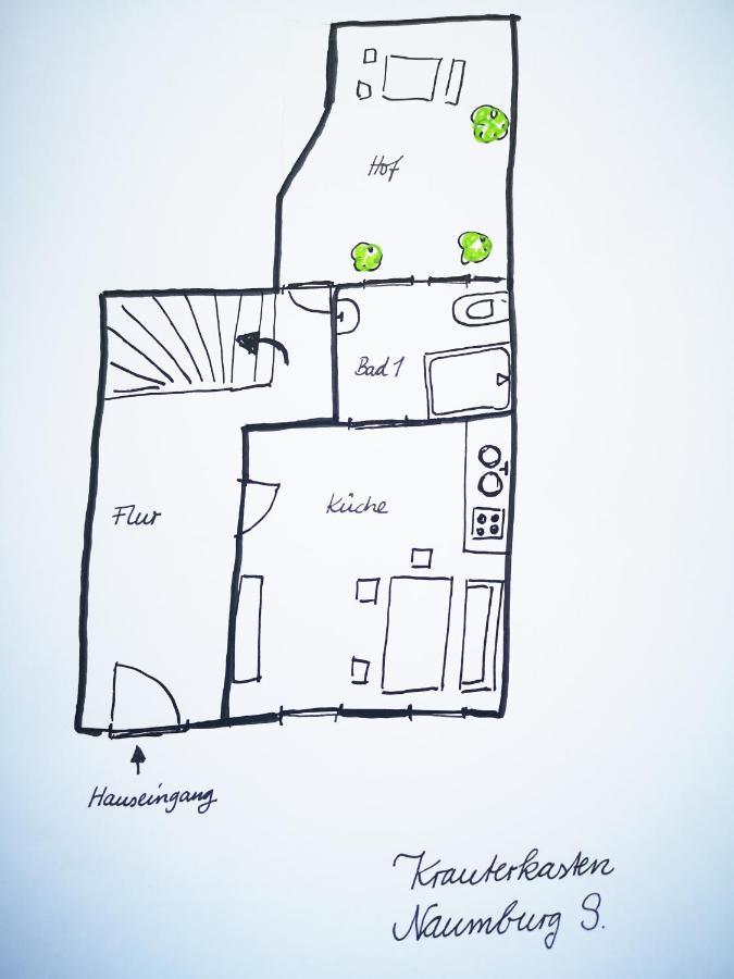 Haus Krauterkasten Наумбург Екстериор снимка